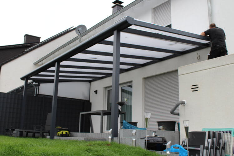Alu Terrassenüberdachung