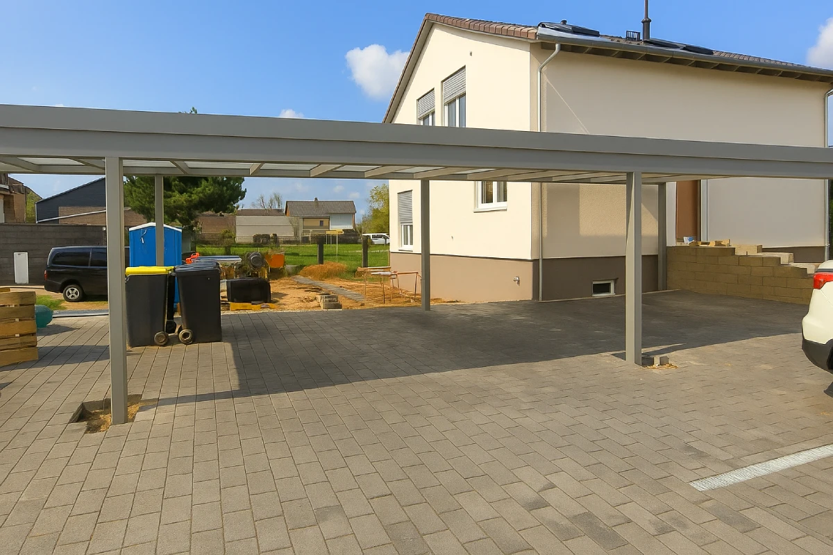 Freistehendes Doppel Carport für mehr PKW's in Pulheim